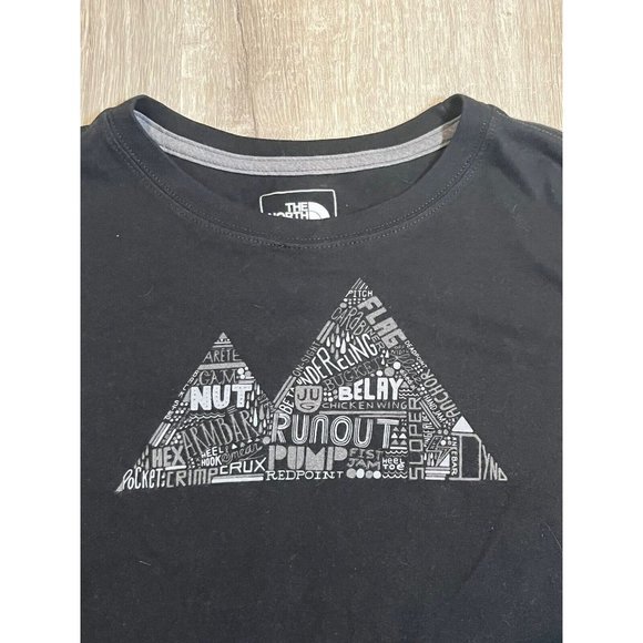 The‎ North Face T-Shirt Men's XL Black Pullover Crew Neck Slim Fit Short Sleeve - Picture 2 of 7